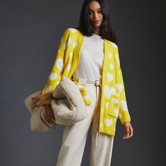 NWOT! Anthropologie Hearts Sweater - Picture 7 of 7